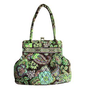 Vera Bradley Blue Rhapsody Kiss Lock Shoulder Bag